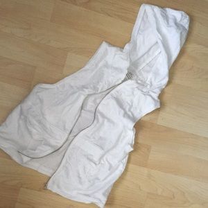 Sleeveless hooded vest